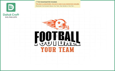 Football Team Logo SVG Football Team SVG PNG & EPS V3 SVG dahukdesign 
