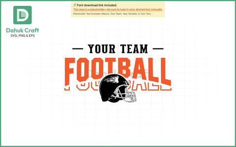 Football Team Logo SVG Football Team SVG PNG & EPS V5 SVG dahukdesign 