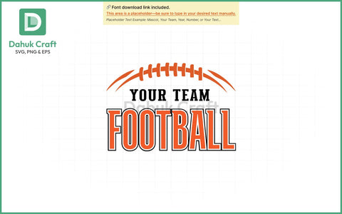 Football Team Logo SVG Football Team SVG PNG & EPS V7 SVG dahukdesign 