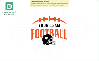 Football Team Logo SVG Football Team SVG PNG & EPS V8 SVG dahukdesign 
