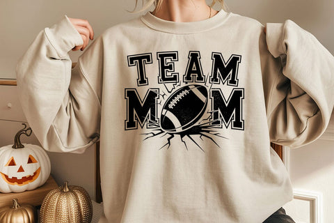 Football Team Mom Svg Football Season Svg Sports T-Shirt SVG DesignDestine 