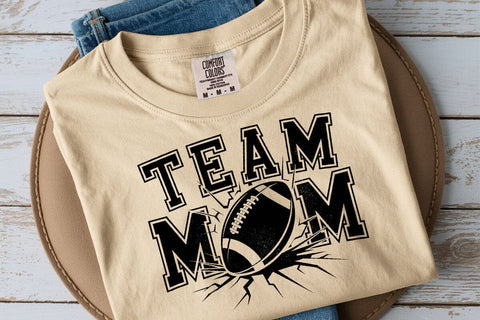 Football Team Mom Svg Football Season Svg Sports T-Shirt SVG DesignDestine 
