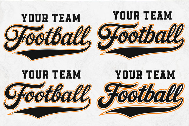 Football Team SVG Template, Fan Shirt Design, Personalized Design Template Svg SVG DesignDestine 
