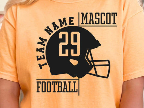 Football Team Template Logo Shirt Svg, Custom Football Svg SVG DesignDestine 
