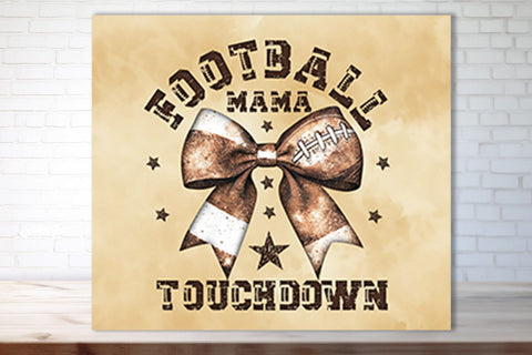 Football Tumbler Seamless 20oz Skinny Tumbler Wrap PNG Football Mama Retro Sublimation Design Sublimation Createya Design 