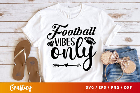Football vibes only SVG Design SVG Designangry 