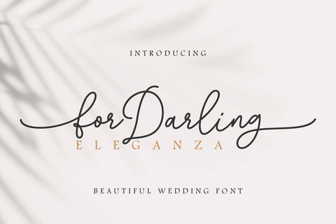 For Darling - Wedding Heart Font Font Typebae 