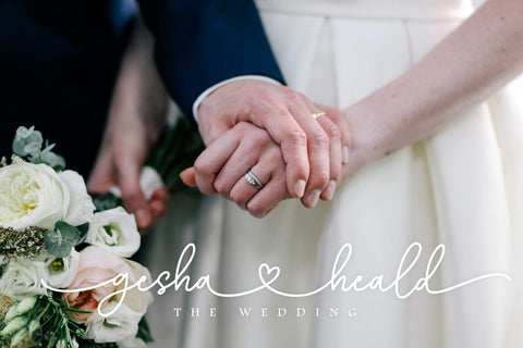 For Darling - Wedding Heart Font Font Typebae 