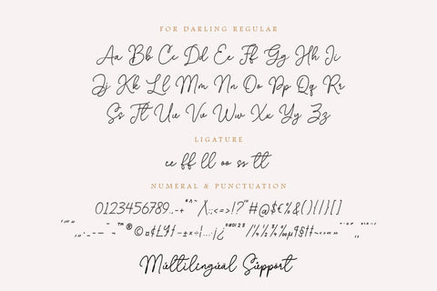 For Darling - Wedding Heart Font Font Typebae 