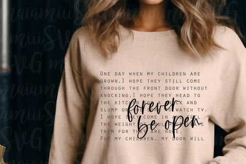 For My Children My Door Will Forever Be Open Svg SVG MaiamiiiSVG 