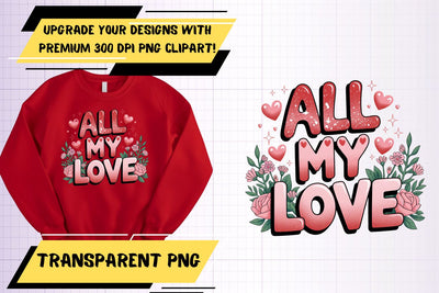 for sublimation crafts , Easy-to-download PNG, Valentines Sublimation HoodArtCraft 