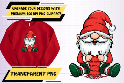 for sublimation projects , Artistic PNG files, Gnome Sublimation HoodArtCraft 