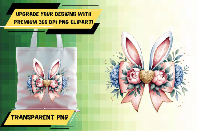 for sublimation projects , Unique and colorful PNG, Easter Bow Sublimation HoodArtCraft 