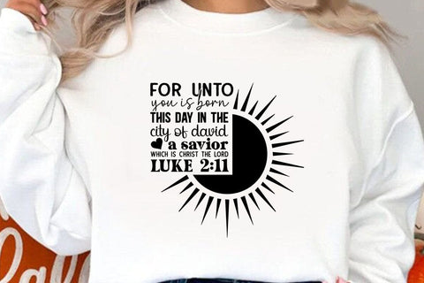 For unto you is born this day in the city SVG Angelina750 