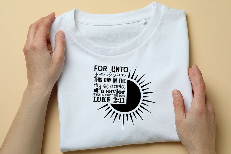 For unto you is born this day in the city SVG Angelina750 