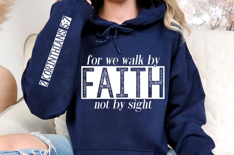 For We Walk By Faith Not SVG Design SVG Regulrcrative 