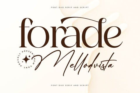 Forade Mellodvista Font Duo Font Storytype Studio 