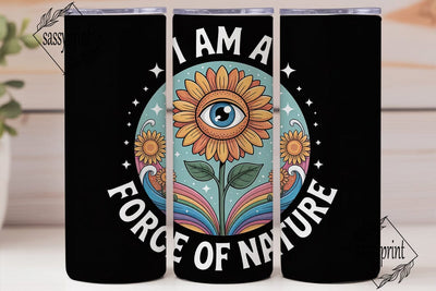 Force of Nature 20oz Tumbler Wrap Sublimation sassyprint 