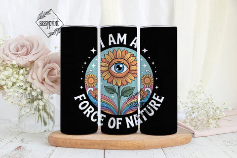 Force of Nature 20oz Tumbler Wrap Sublimation sassyprint 