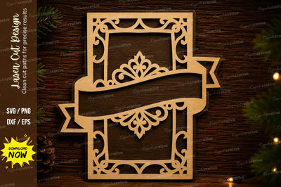 Forest Camping Frame Laser Cut Svg Design SVG Regulrcrative 