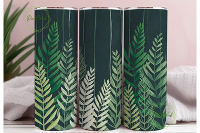 Forest Ferns 20oz Tumbler Wrap Sublimation PixelChick 
