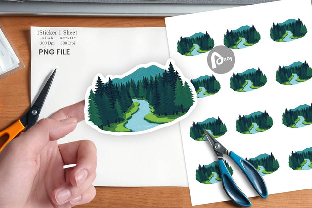 Forest River Sticker Sublimation artnoy 