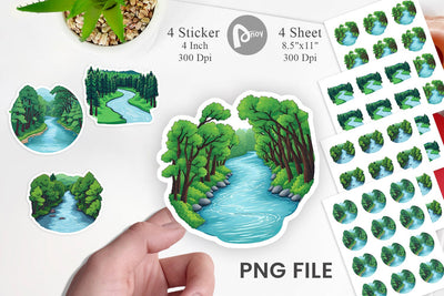 Forest River Sticker Sublimation artnoy 