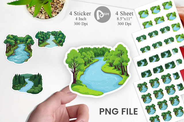 Forest River Sticker Sublimation artnoy 