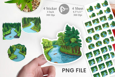 Forest River Sticker Sublimation artnoy 
