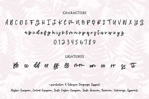 Forestborn Script Font Beck McCormick 
