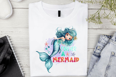 Forever a mermaid Sublimation Design Sublimation Regulrcrative 