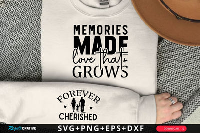 Forever Cherished Sleeve SVG Design, Inspirational sleeve SVG, Motivational Sleeve SVG Design, Positive Sleeve SVG SVG Regulrcrative 