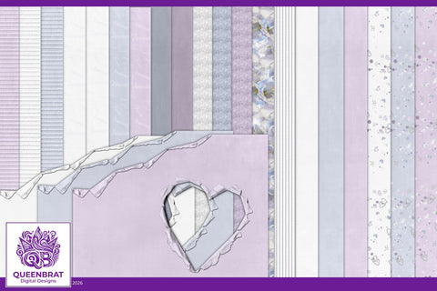 Forever Papers Digital Pattern QueenBrat Digital Designs 