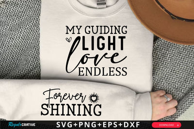 Forever Shining Sleeve SVG Design, Inspirational sleeve SVG, Motivational Sleeve SVG Design, Positive Sleeve SVG SVG Regulrcrative 