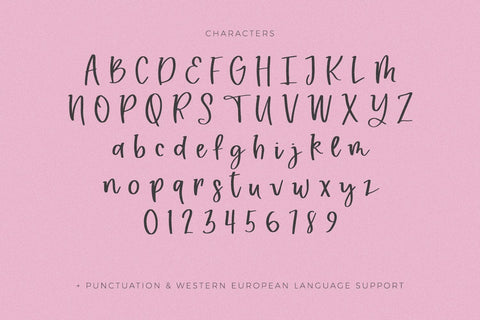 Foreverbelle Handwriting Font Font Beck McCormick 