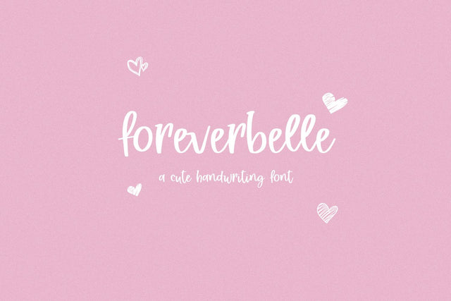 Foreverbelle Handwriting Font Font Beck McCormick 