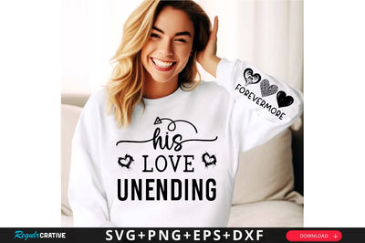 Forevermore Sleeve SVG Design, Inspirational sleeve SVG, Motivational Sleeve SVG Design, Positive Sleeve SVG SVG Regulrcrative 