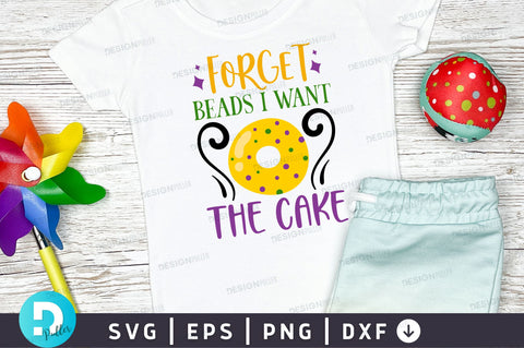 Forget beads i want the cake SVG Design SVG Regulrcrative 
