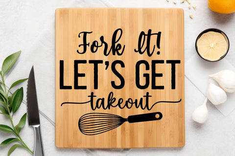Fork it lets get takeout Svg Design SVG Regulrcrative 