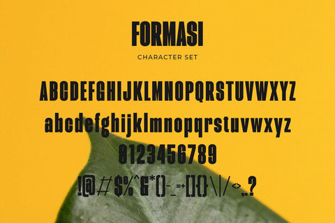 Formasi - Modern Condensed Sans Font studioalmeera 