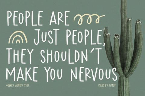 Fortune Brother - Quirky Handwritten Font Font Timur type 