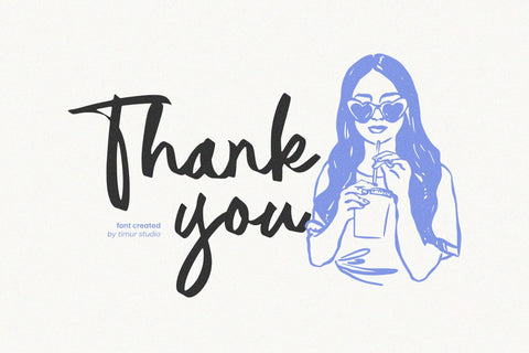 Fortune Taylor - Rough Handwritten Font Font Timur type 