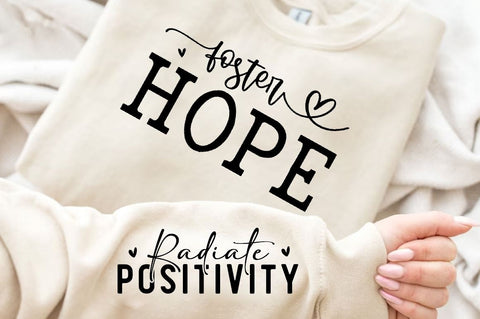 Foster Hope Sleeve SVG Design, Inspirational sleeve SVG, Motivational Sleeve SVG, Positive Sleeve SVG SVG Regulrcrative 