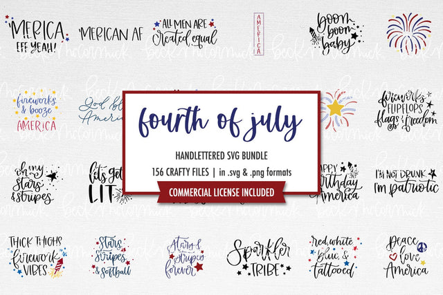 Fourth of July SVG Bundle SVG Beck McCormick 