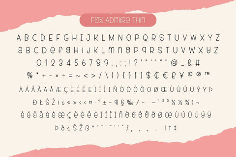 Fox Admire Font Fox7 By Rattana 