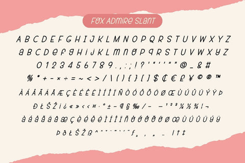 Fox Admire Font Fox7 By Rattana 