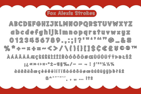 Fox Alexis Fonts 5 Style Font Fox7 By Rattana 