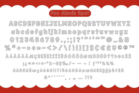 Fox Alexis Fonts 5 Style Font Fox7 By Rattana 