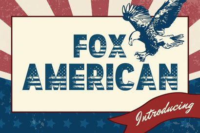 Fox American font Font Fox7 By Rattana 