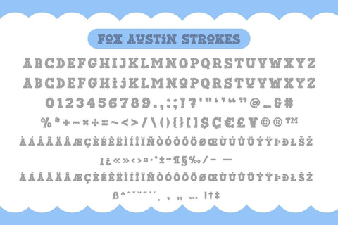 Fox Austin Fonts 4 Style Font Fox7 By Rattana 